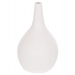 ΕΠΙΤΡΑΠΕΖΙΟ ΔΙΑΚΟΣΜΗΤΙΚΟ ΒΑΖΟ DENI HM4663.02L FIBER CEMENT ΣΕ ΛΕΥΚΟ--Φ26x39Υεκ