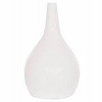 ΕΠΙΤΡΑΠΕΖΙΟ ΔΙΑΚΟΣΜΗΤΙΚΟ ΒΑΖΟ DENI HM4663.02L FIBER CEMENT ΣΕ ΛΕΥΚΟ--Φ26x39Υεκ