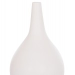 ΕΠΙΤΡΑΠΕΖΙΟ ΔΙΑΚΟΣΜΗΤΙΚΟ ΒΑΖΟ DENI HM4663.02L FIBER CEMENT ΣΕ ΛΕΥΚΟ--Φ26x39Υεκ