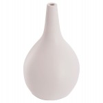 ΕΠΙΤΡΑΠΕΖΙΟ ΔΙΑΚΟΣΜΗΤΙΚΟ ΒΑΖΟ DENI HM4663.02L FIBER CEMENT ΣΕ ΛΕΥΚΟ--Φ26x39Υεκ