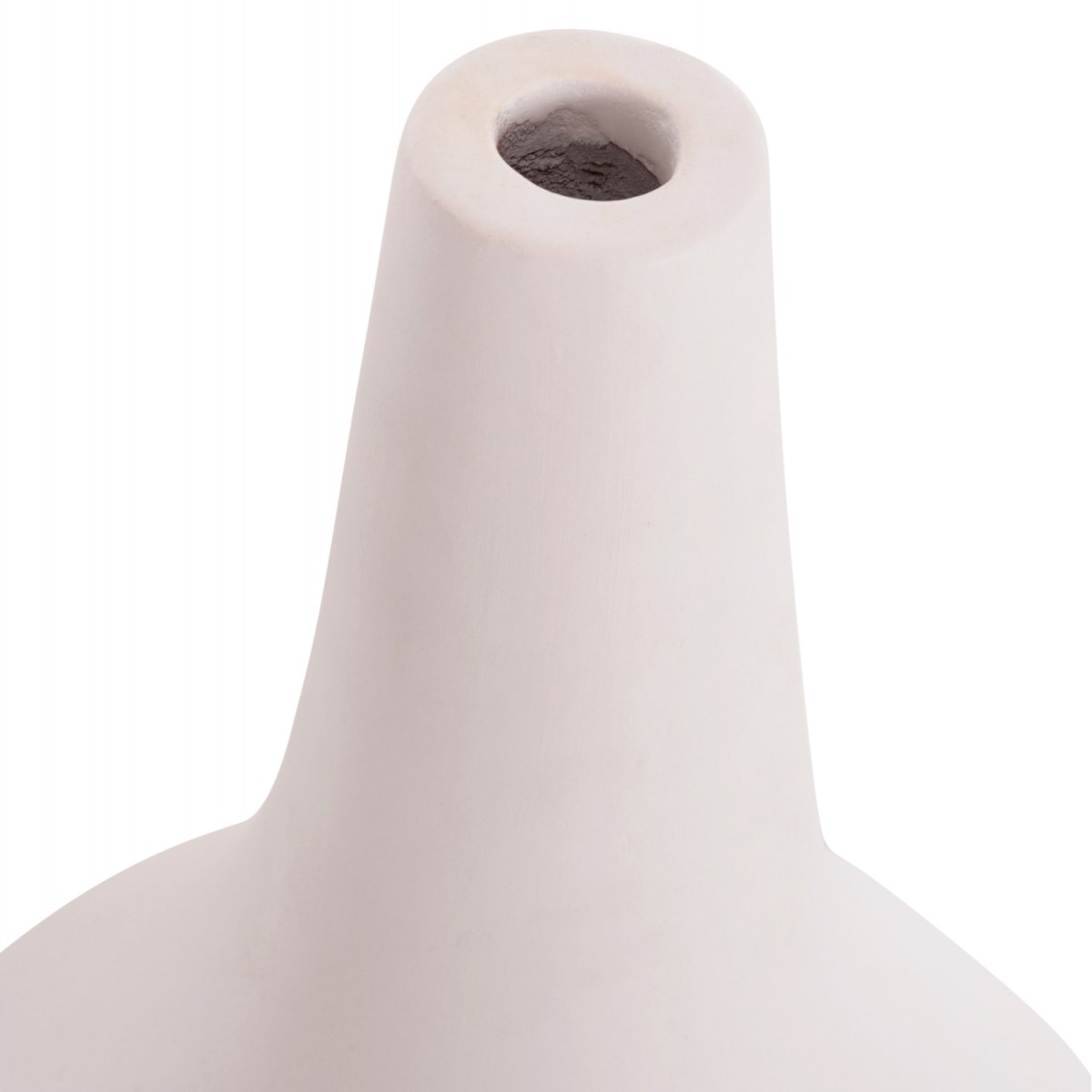 ΕΠΙΤΡΑΠΕΖΙΟ ΔΙΑΚΟΣΜΗΤΙΚΟ ΒΑΖΟ DENI HM4663.02L FIBER CEMENT ΣΕ ΛΕΥΚΟ--Φ26x39Υεκ