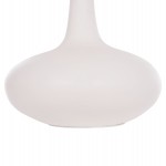 ΕΠΙΤΡΑΠΕΖΙΟ ΔΙΑΚΟΣΜΗΤΙΚΟ ΒΑΖΟ DENI HM4663.02M FIBER CEMENT ΣΕ ΛΕΥΚΟ--Φ30x29.5Υεκ