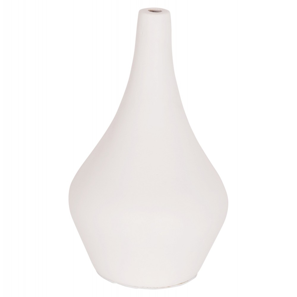 ΕΠΙΤΡΑΠΕΖΙΟ ΔΙΑΚΟΣΜΗΤΙΚΟ ΒΑΖΟ DENI HM4663.02S FIBER CEMENT ΣΕ ΛΕΥΚΟ--Φ15x27Υεκ.