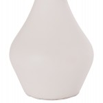 ΕΠΙΤΡΑΠΕΖΙΟ ΔΙΑΚΟΣΜΗΤΙΚΟ ΒΑΖΟ DENI HM4663.02S FIBER CEMENT ΣΕ ΛΕΥΚΟ--Φ15x27Υεκ.