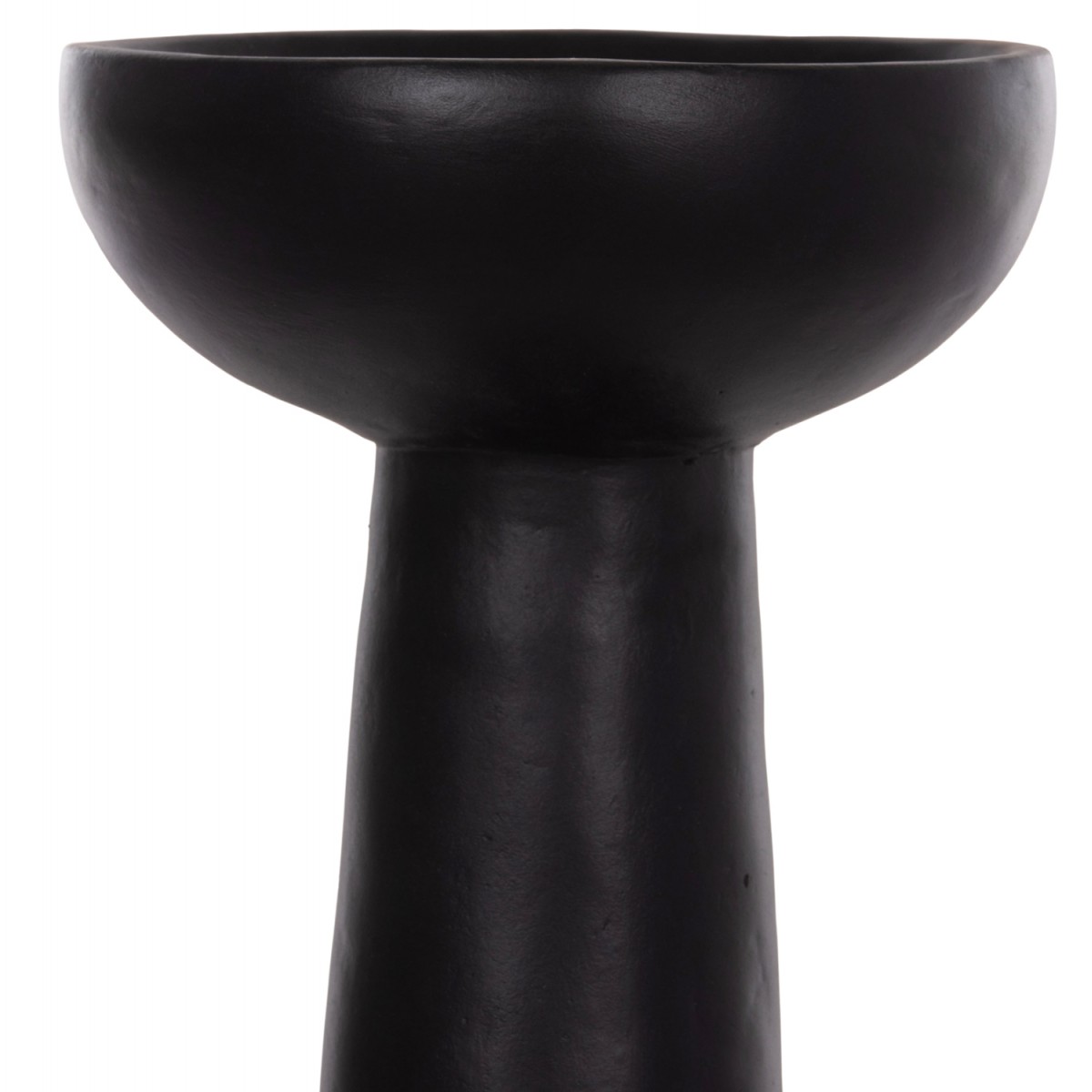 ΕΠΙΤΡΑΠΕΖΙΟ ΔΙΑΚΟΣΜΗΤΙΚΟ ΒΑΖΟ LEKKAN HM4664.01L ΤΕΡΑΚΟΤΑ ΣΕ ΜΑΥΡΟ--Φ18x38Υεκ.