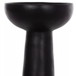 ΕΠΙΤΡΑΠΕΖΙΟ ΔΙΑΚΟΣΜΗΤΙΚΟ ΒΑΖΟ LEKKAN HM4664.01L ΤΕΡΑΚΟΤΑ ΣΕ ΜΑΥΡΟ--Φ18x38Υεκ.