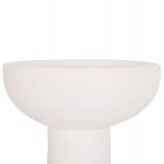 ΕΠΙΤΡΑΠΕΖΙΟ ΔΙΑΚΟΣΜΗΤΙΚΟ ΒΑΖΟ LEKKAN HM4664.02L ΤΕΡΑΚΟΤΑ ΣΕ ΛΕΥΚΟ--Φ18x38Υεκ.