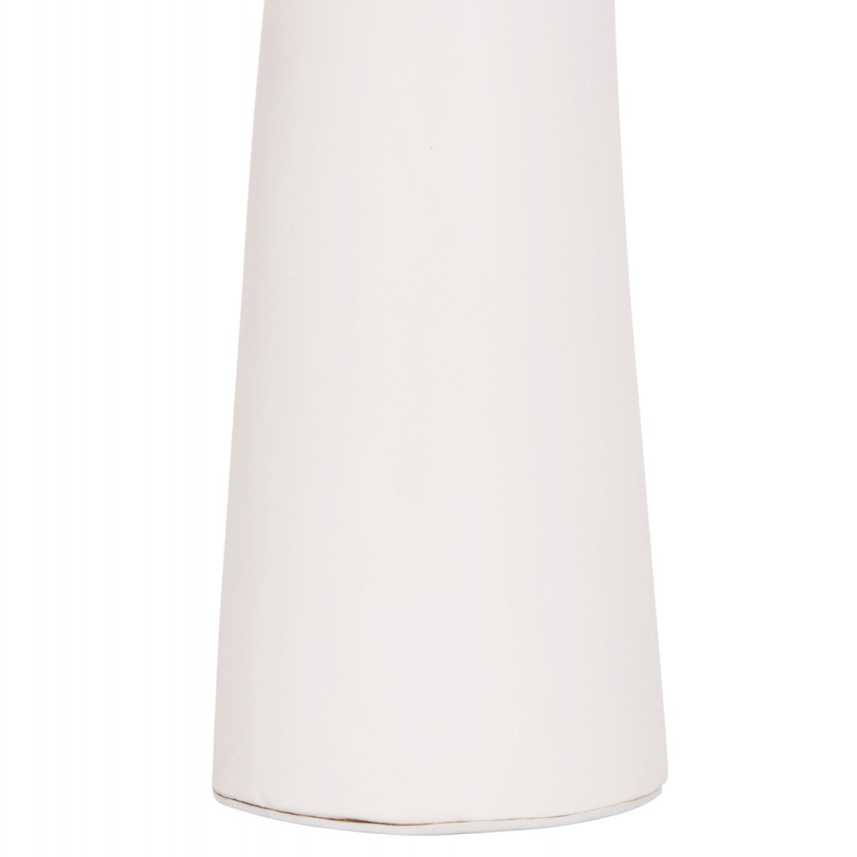 ΕΠΙΤΡΑΠΕΖΙΟ ΔΙΑΚΟΣΜΗΤΙΚΟ ΒΑΖΟ LEKKAN HM4664.02L ΤΕΡΑΚΟΤΑ ΣΕ ΛΕΥΚΟ--Φ18x38Υεκ.