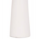 ΕΠΙΤΡΑΠΕΖΙΟ ΔΙΑΚΟΣΜΗΤΙΚΟ ΒΑΖΟ LEKKAN HM4664.02L ΤΕΡΑΚΟΤΑ ΣΕ ΛΕΥΚΟ--Φ18x38Υεκ.