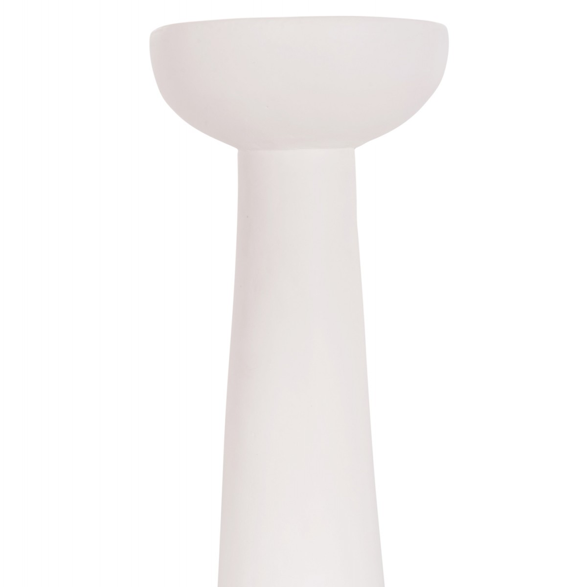 ΕΠΙΤΡΑΠΕΖΙΟ ΔΙΑΚΟΣΜΗΤΙΚΟ ΒΑΖΟ LEKKAN HM4664.02L ΤΕΡΑΚΟΤΑ ΣΕ ΛΕΥΚΟ--Φ18x38Υεκ.