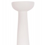 ΕΠΙΤΡΑΠΕΖΙΟ ΔΙΑΚΟΣΜΗΤΙΚΟ ΒΑΖΟ LEKKAN HM4664.02L ΤΕΡΑΚΟΤΑ ΣΕ ΛΕΥΚΟ--Φ18x38Υεκ.