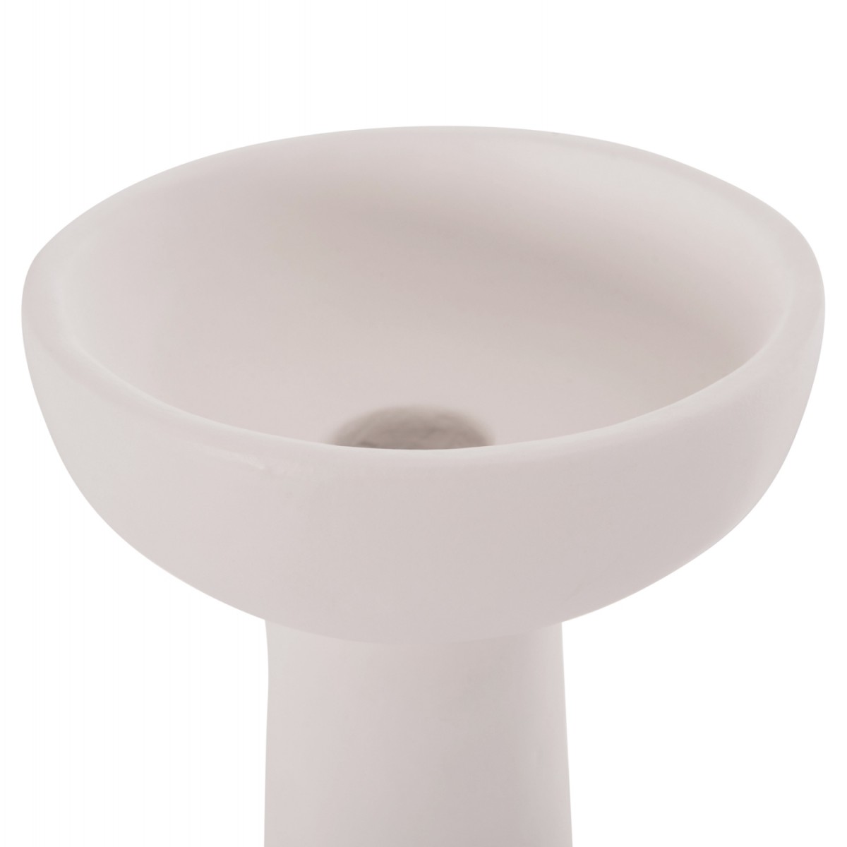 ΕΠΙΤΡΑΠΕΖΙΟ ΔΙΑΚΟΣΜΗΤΙΚΟ ΒΑΖΟ LEKKAN HM4664.02L ΤΕΡΑΚΟΤΑ ΣΕ ΛΕΥΚΟ--Φ18x38Υεκ.