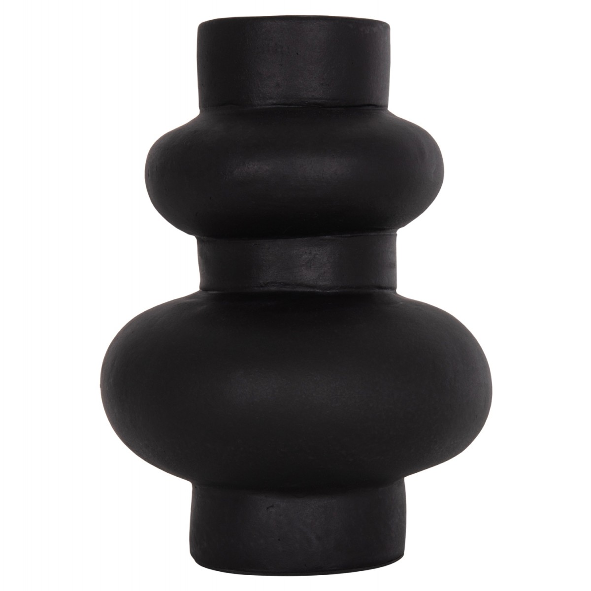 ΕΠΙΤΡΑΠΕΖΙΟ ΔΙΑΚΟΣΜΗΤΙΚΟ ΒΑΖΟ LEMA HM4664.01M ΤΕΡΑΚΟΤΑ ΣΕ ΜΑΥΡΟ--Φ22x29Υεκ.