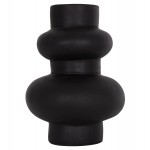 ΕΠΙΤΡΑΠΕΖΙΟ ΔΙΑΚΟΣΜΗΤΙΚΟ ΒΑΖΟ LEMA HM4664.01M ΤΕΡΑΚΟΤΑ ΣΕ ΜΑΥΡΟ--Φ22x29Υεκ.