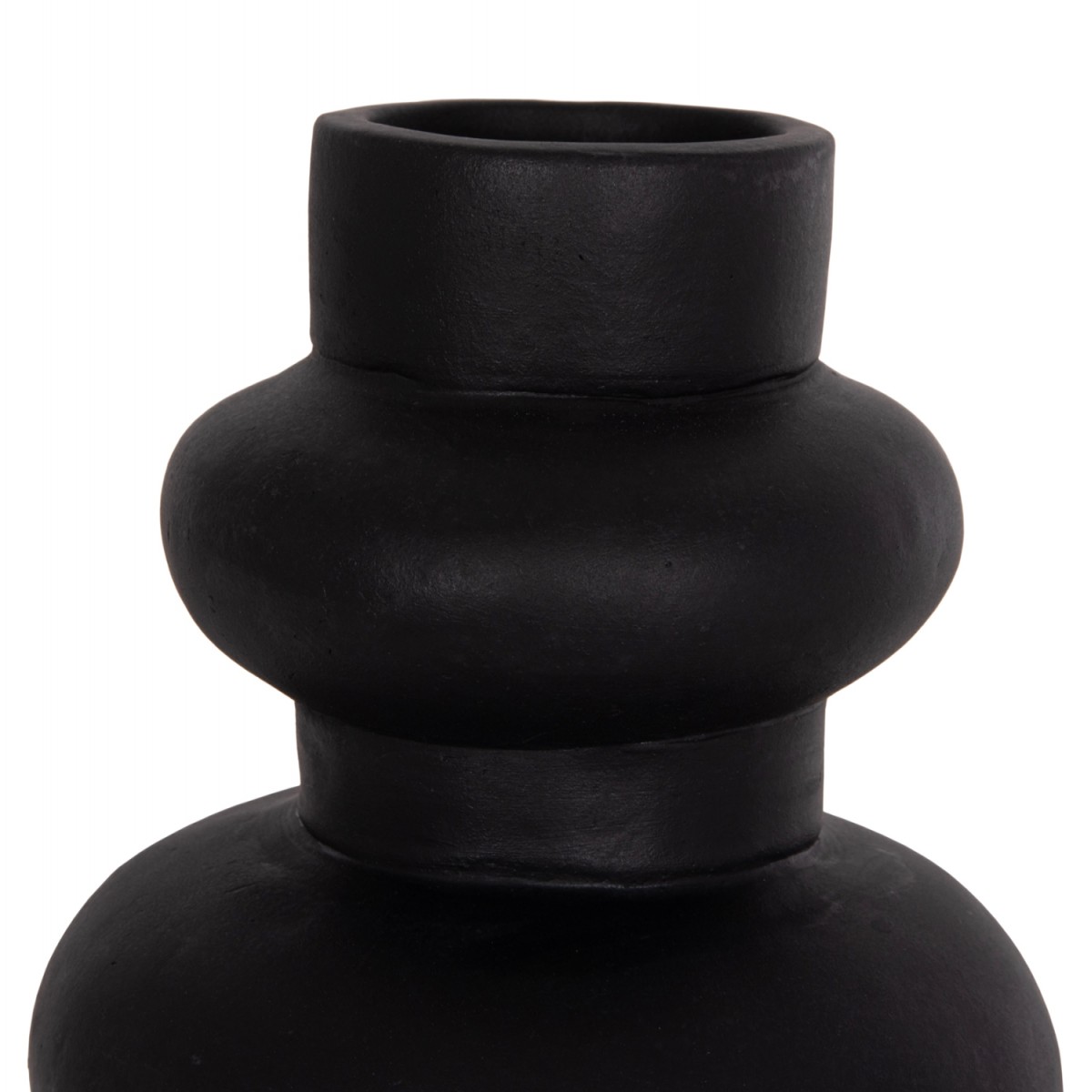 ΕΠΙΤΡΑΠΕΖΙΟ ΔΙΑΚΟΣΜΗΤΙΚΟ ΒΑΖΟ LEMA HM4664.01M ΤΕΡΑΚΟΤΑ ΣΕ ΜΑΥΡΟ--Φ22x29Υεκ.