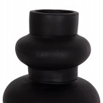 ΕΠΙΤΡΑΠΕΖΙΟ ΔΙΑΚΟΣΜΗΤΙΚΟ ΒΑΖΟ LEMA HM4664.01M ΤΕΡΑΚΟΤΑ ΣΕ ΜΑΥΡΟ--Φ22x29Υεκ.