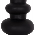 ΕΠΙΤΡΑΠΕΖΙΟ ΔΙΑΚΟΣΜΗΤΙΚΟ ΒΑΖΟ LEMA HM4664.01M ΤΕΡΑΚΟΤΑ ΣΕ ΜΑΥΡΟ--Φ22x29Υεκ.