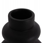 ΕΠΙΤΡΑΠΕΖΙΟ ΔΙΑΚΟΣΜΗΤΙΚΟ ΒΑΖΟ LEMA HM4664.01M ΤΕΡΑΚΟΤΑ ΣΕ ΜΑΥΡΟ--Φ22x29Υεκ.