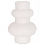 ΕΠΙΤΡΑΠΕΖΙΟ ΔΙΑΚΟΣΜΗΤΙΚΟ ΒΑΖΟ LEMA HM4664.02M ΤΕΡΑΚΟΤΑ ΣΕ ΛΕΥΚΟ--Φ22x29Υεκ.