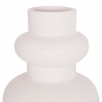 ΕΠΙΤΡΑΠΕΖΙΟ ΔΙΑΚΟΣΜΗΤΙΚΟ ΒΑΖΟ LEMA HM4664.02M ΤΕΡΑΚΟΤΑ ΣΕ ΛΕΥΚΟ--Φ22x29Υεκ.