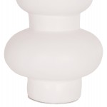 ΕΠΙΤΡΑΠΕΖΙΟ ΔΙΑΚΟΣΜΗΤΙΚΟ ΒΑΖΟ LEMA HM4664.02M ΤΕΡΑΚΟΤΑ ΣΕ ΛΕΥΚΟ--Φ22x29Υεκ.