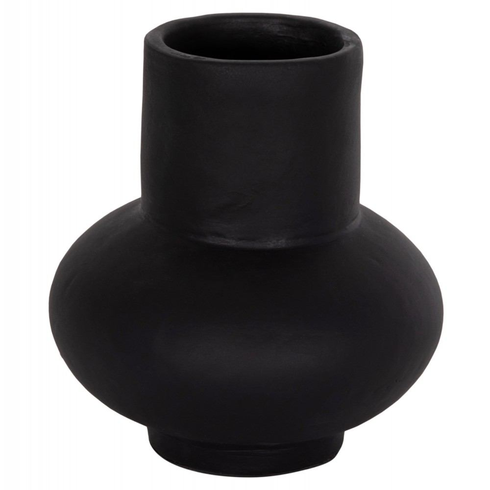 ΕΠΙΤΡΑΠΕΖΙΟ ΔΙΑΚΟΣΜΗΤΙΚΟ ΒΑΖΟ LEMA HM4664.01S ΤΕΡΑΚΟΤΑ ΣΕ ΜΑΥΡΟ--Φ22x22Υεκ.