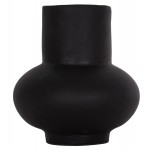 ΕΠΙΤΡΑΠΕΖΙΟ ΔΙΑΚΟΣΜΗΤΙΚΟ ΒΑΖΟ LEMA HM4664.01S ΤΕΡΑΚΟΤΑ ΣΕ ΜΑΥΡΟ--Φ22x22Υεκ.