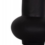 ΕΠΙΤΡΑΠΕΖΙΟ ΔΙΑΚΟΣΜΗΤΙΚΟ ΒΑΖΟ LEMA HM4664.01S ΤΕΡΑΚΟΤΑ ΣΕ ΜΑΥΡΟ--Φ22x22Υεκ.