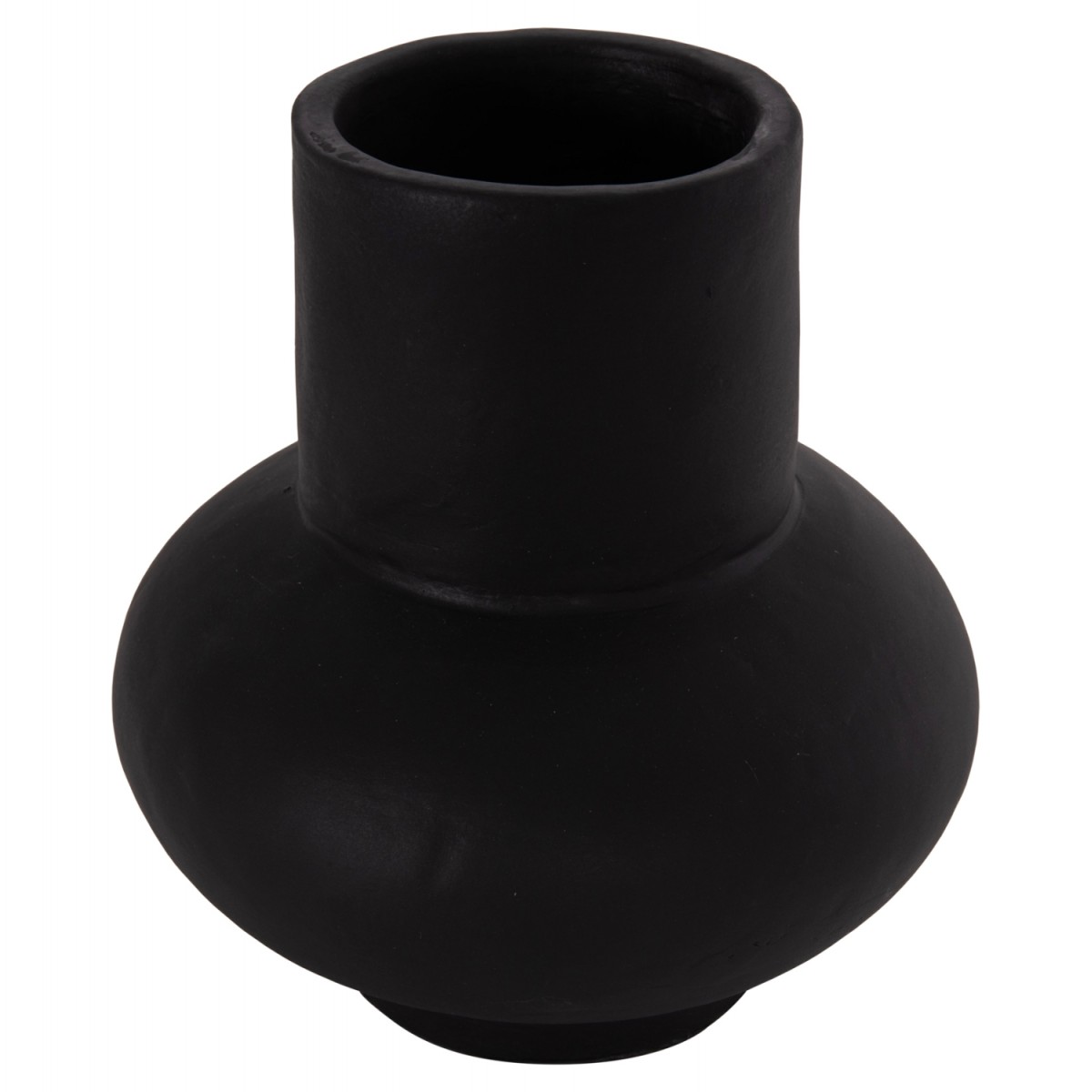 ΕΠΙΤΡΑΠΕΖΙΟ ΔΙΑΚΟΣΜΗΤΙΚΟ ΒΑΖΟ LEMA HM4664.01S ΤΕΡΑΚΟΤΑ ΣΕ ΜΑΥΡΟ--Φ22x22Υεκ.