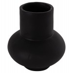 ΕΠΙΤΡΑΠΕΖΙΟ ΔΙΑΚΟΣΜΗΤΙΚΟ ΒΑΖΟ LEMA HM4664.01S ΤΕΡΑΚΟΤΑ ΣΕ ΜΑΥΡΟ--Φ22x22Υεκ.