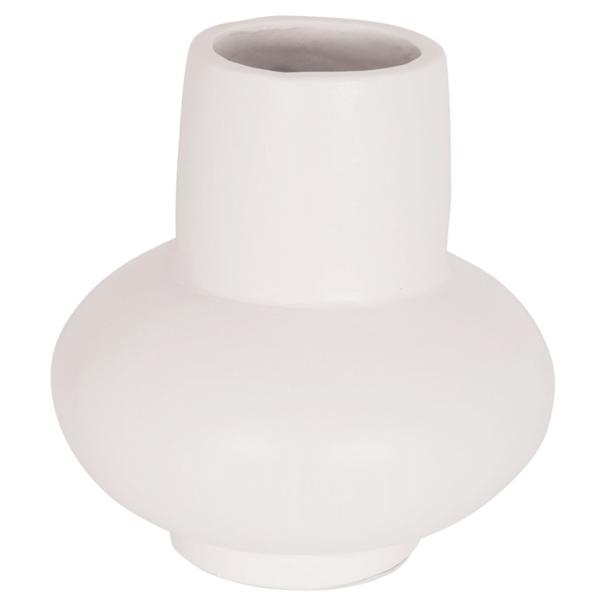 ΕΠΙΤΡΑΠΕΖΙΟ ΔΙΑΚΟΣΜΗΤΙΚΟ ΒΑΖΟ LEMA HM4664.02S ΤΕΡΑΚΟΤΑ ΣΕ ΛΕΥΚΟ--Φ22x22Υεκ.