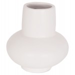 ΕΠΙΤΡΑΠΕΖΙΟ ΔΙΑΚΟΣΜΗΤΙΚΟ ΒΑΖΟ LEMA HM4664.02S ΤΕΡΑΚΟΤΑ ΣΕ ΛΕΥΚΟ--Φ22x22Υεκ.