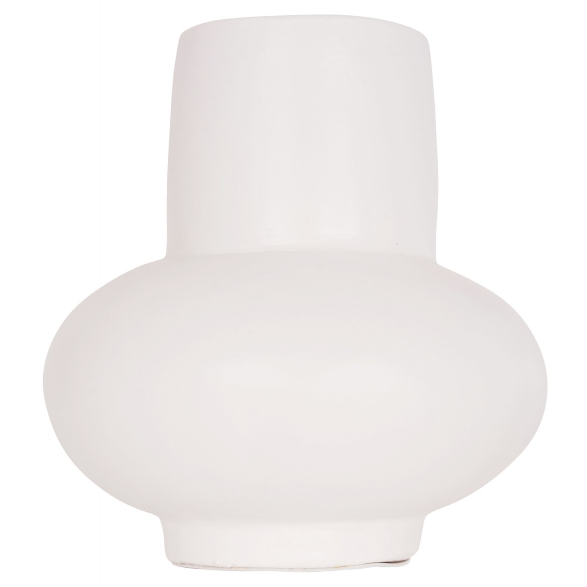 ΕΠΙΤΡΑΠΕΖΙΟ ΔΙΑΚΟΣΜΗΤΙΚΟ ΒΑΖΟ LEMA HM4664.02S ΤΕΡΑΚΟΤΑ ΣΕ ΛΕΥΚΟ--Φ22x22Υεκ.