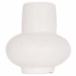 ΕΠΙΤΡΑΠΕΖΙΟ ΔΙΑΚΟΣΜΗΤΙΚΟ ΒΑΖΟ LEMA HM4664.02S ΤΕΡΑΚΟΤΑ ΣΕ ΛΕΥΚΟ--Φ22x22Υεκ.