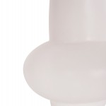 ΕΠΙΤΡΑΠΕΖΙΟ ΔΙΑΚΟΣΜΗΤΙΚΟ ΒΑΖΟ LEMA HM4664.02S ΤΕΡΑΚΟΤΑ ΣΕ ΛΕΥΚΟ--Φ22x22Υεκ.