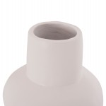 ΕΠΙΤΡΑΠΕΖΙΟ ΔΙΑΚΟΣΜΗΤΙΚΟ ΒΑΖΟ LEMA HM4664.02S ΤΕΡΑΚΟΤΑ ΣΕ ΛΕΥΚΟ--Φ22x22Υεκ.