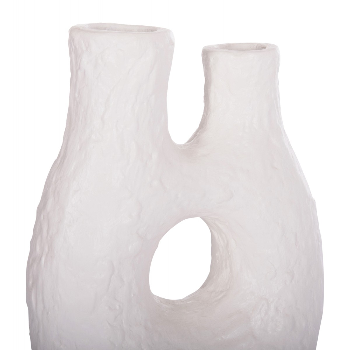 ΕΠΙΤΡΑΠΕΖΙΟ ΔΙΑΚΟΣΜΗΤΙΚΟ ΒΑΖΟ NAMENTIS HM4665.02L ΛΕΥΚΗ ΤΕΡΑΚΟΤΑ--27x13.5x37Υεκ