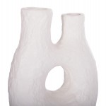 ΕΠΙΤΡΑΠΕΖΙΟ ΔΙΑΚΟΣΜΗΤΙΚΟ ΒΑΖΟ NAMENTIS HM4665.02L ΛΕΥΚΗ ΤΕΡΑΚΟΤΑ--27x13.5x37Υεκ