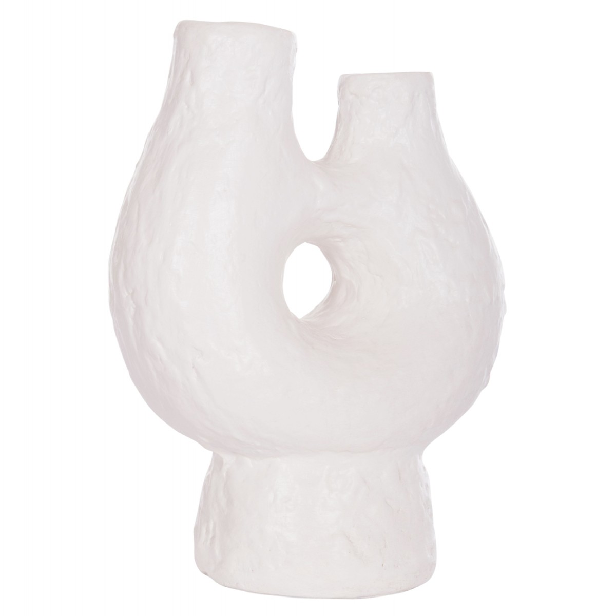 ΕΠΙΤΡΑΠΕΖΙΟ ΔΙΑΚΟΣΜΗΤΙΚΟ ΒΑΖΟ NAMENTIS HM4665.02S ΛΕΥΚΗ ΤΕΡΑΚΟΤΑ--26x15x32.5Υεκ