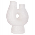 ΕΠΙΤΡΑΠΕΖΙΟ ΔΙΑΚΟΣΜΗΤΙΚΟ ΒΑΖΟ NAMENTIS HM4665.02S ΛΕΥΚΗ ΤΕΡΑΚΟΤΑ--26x15x32.5Υεκ