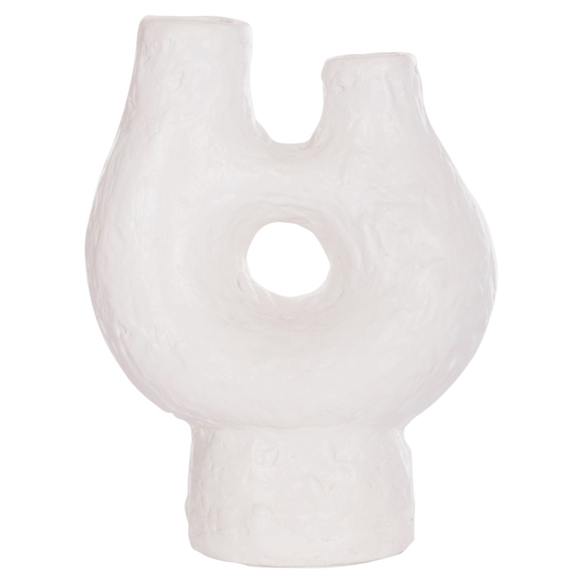 ΕΠΙΤΡΑΠΕΖΙΟ ΔΙΑΚΟΣΜΗΤΙΚΟ ΒΑΖΟ NAMENTIS HM4665.02S ΛΕΥΚΗ ΤΕΡΑΚΟΤΑ--26x15x32.5Υεκ