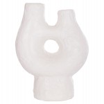 ΕΠΙΤΡΑΠΕΖΙΟ ΔΙΑΚΟΣΜΗΤΙΚΟ ΒΑΖΟ NAMENTIS HM4665.02S ΛΕΥΚΗ ΤΕΡΑΚΟΤΑ--26x15x32.5Υεκ