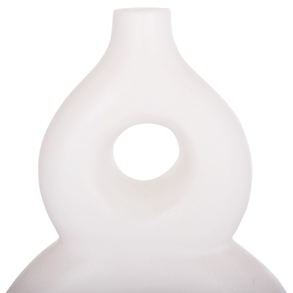 ΕΠΙΤΡΑΠΕΖΙΟ ΔΙΑΚΟΣΜΗΤΙΚΟ ΒΑΖΟ FIORIN HM4666.02S ΤΕΡΑΚΟΤΑ ΣΕ ΛΕΥΚΟ--21x7.5x31Υεκ.