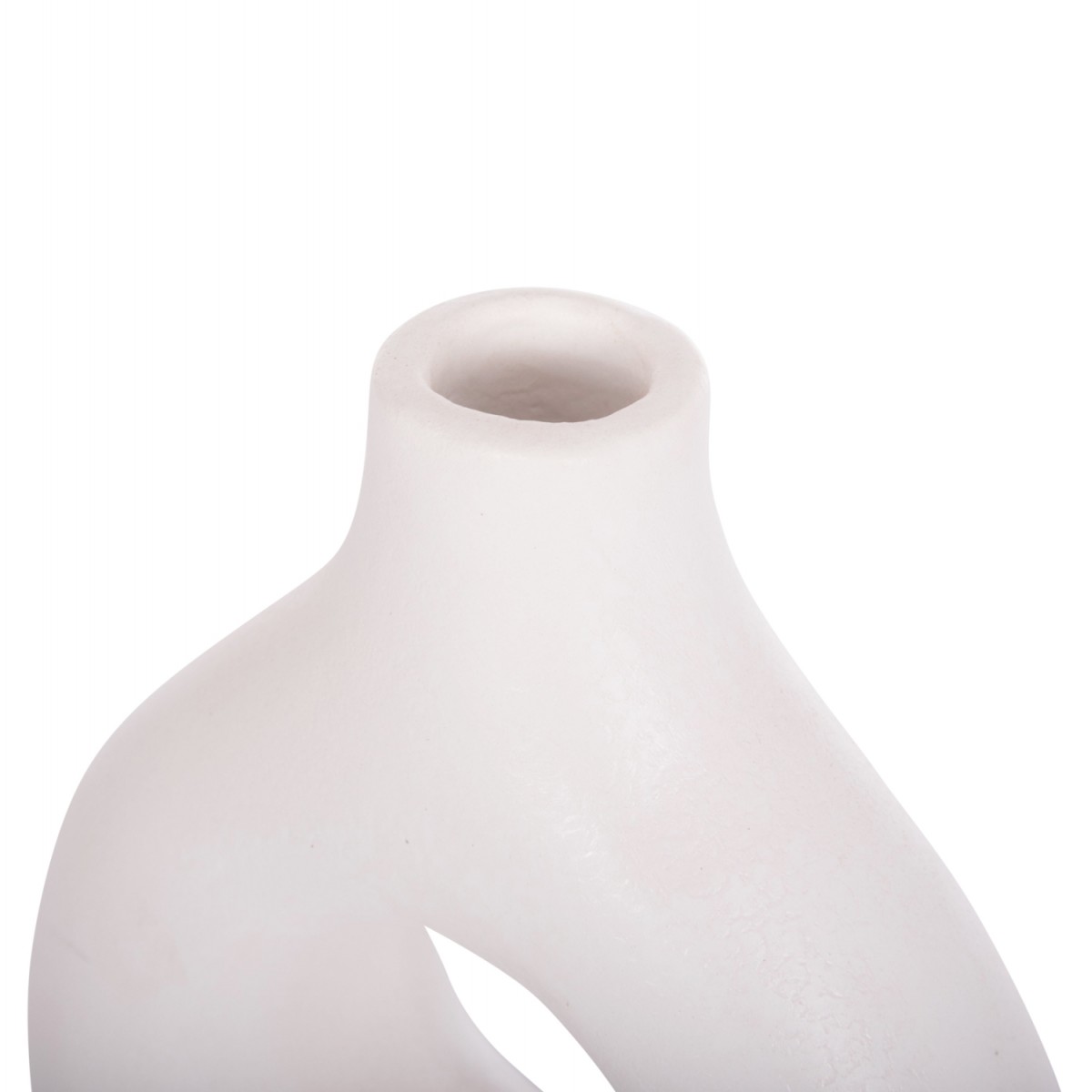 ΕΠΙΤΡΑΠΕΖΙΟ ΔΙΑΚΟΣΜΗΤΙΚΟ ΒΑΖΟ FIORIN HM4666.02S ΤΕΡΑΚΟΤΑ ΣΕ ΛΕΥΚΟ--21x7.5x31Υεκ.