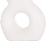 ΕΠΙΤΡΑΠΕΖΙΟ ΔΙΑΚΟΣΜΗΤΙΚΟ ΒΑΖΟ FIORIN HM4666.02S ΤΕΡΑΚΟΤΑ ΣΕ ΛΕΥΚΟ--21x7.5x31Υεκ.