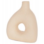 ΕΠΙΤΡΑΠΕΖΙΟ ΔΙΑΚΟΣΜΗΤΙΚΟ ΒΑΖΟ DECANT HM4667.02Μ ΤΕΡΑΚΟΤΑ ΣΕ ΚΡΕΜ--17x6.5x20Υεκ.