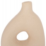 ΕΠΙΤΡΑΠΕΖΙΟ ΔΙΑΚΟΣΜΗΤΙΚΟ ΒΑΖΟ DECANT HM4667.02Μ ΤΕΡΑΚΟΤΑ ΣΕ ΚΡΕΜ--17x6.5x20Υεκ.