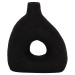 ΕΠΙΤΡΑΠΕΖΙΟ ΔΙΑΚΟΣΜΗΤΙΚΟ ΒΑΖΟ DECANT HM4667.01Μ ΤΕΡΑΚΟΤΑ ΣΕ ΜΑΥΡΟ--17x6.5x20Υεκ.