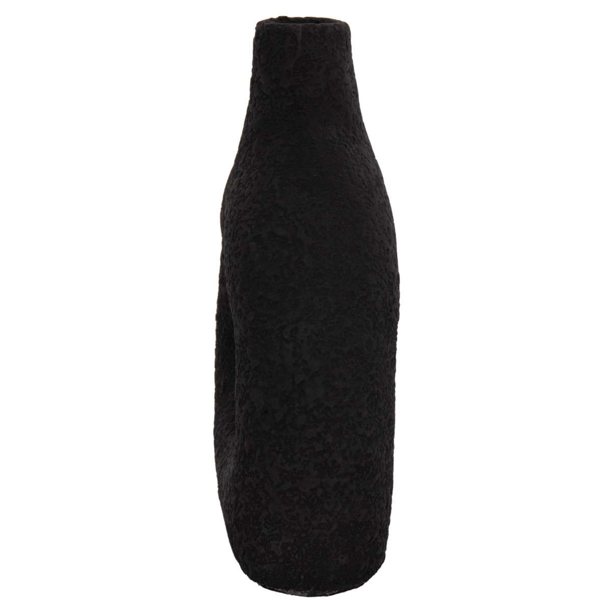 ΕΠΙΤΡΑΠΕΖΙΟ ΔΙΑΚΟΣΜΗΤΙΚΟ ΒΑΖΟ DECANT HM4667.01Μ ΤΕΡΑΚΟΤΑ ΣΕ ΜΑΥΡΟ--17x6.5x20Υεκ.