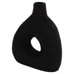 ΕΠΙΤΡΑΠΕΖΙΟ ΔΙΑΚΟΣΜΗΤΙΚΟ ΒΑΖΟ DECANT HM4667.01Μ ΤΕΡΑΚΟΤΑ ΣΕ ΜΑΥΡΟ--17x6.5x20Υεκ.